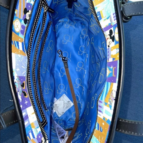 Nwt Dooney and Bourke Walt Disney world resort 50th anniversary tote - Picture 6 of 8